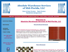 Tablet Screenshot of absolutewarehouseservicesflorida.com